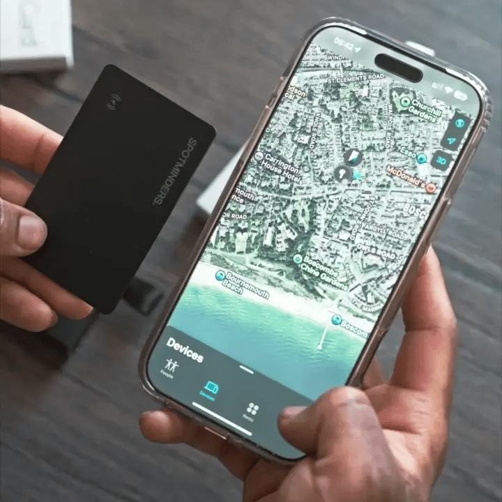Connectez- la à l'application "Localiser"1
